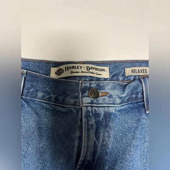 Harley-Davidson Relaxed Denim Jeans Mens 38 x 34 - Picture 4 of 14